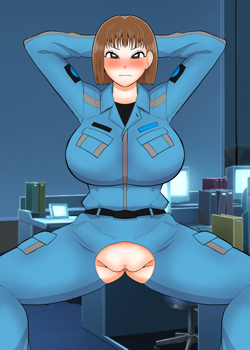 creople cutout emi_aobe large_breasts mostly_clothed thick_thighs ubikitas ultraman_(franchise) ultraman_blazar