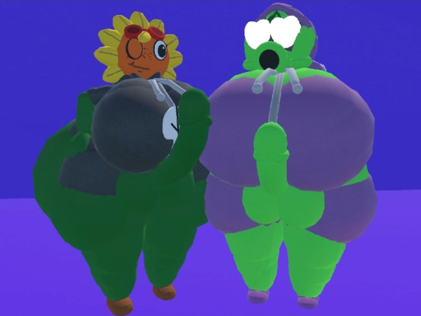 2futas :>= ass breasts futa_only futanari green_shadow green_shadow_(pvz) peashooter_(pvz) penis plantie plants_vs_zombies plants_vs_zombies:_heroes pvz pvz_heroes rec_room recroom solar_flare_(pvz) tagme thick weirdmaker43