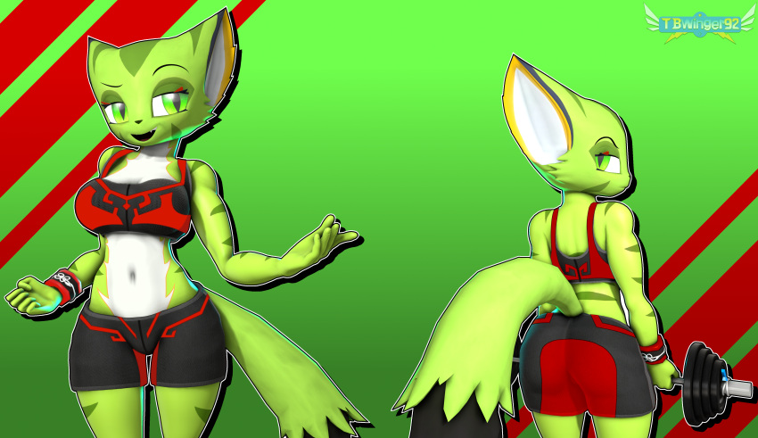 anthro carol_tea feline female female_protagonist freedom_planet freedom_planet_2 looking_at_viewer looking_back_at_viewer tbwinger92 video_games wildcat