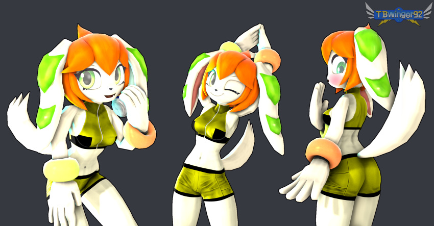 anthro blush canine female female_protagonist freedom_planet freedom_planet_2 looking_at_viewer milla_basset tbwinger92 video_games wink