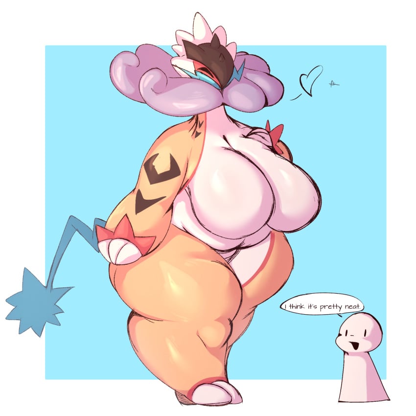 1girls 2023 anon anthro big_breasts breasts chubby chubby_female curvaceous curvy curvy_figure cute featureless_breasts female female_focus furry huge_breasts large_breasts paradox_pokemon pokemon raging_bolt stevest58244496 thick_thighs voluptuous wide_hips