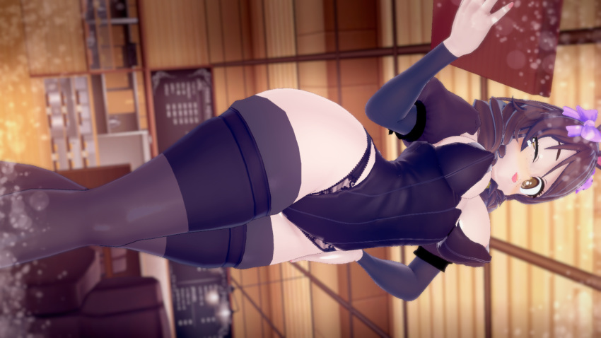 breasts bunny_girl koikatsu maid nimu rizta virtual_youtuber vtuber