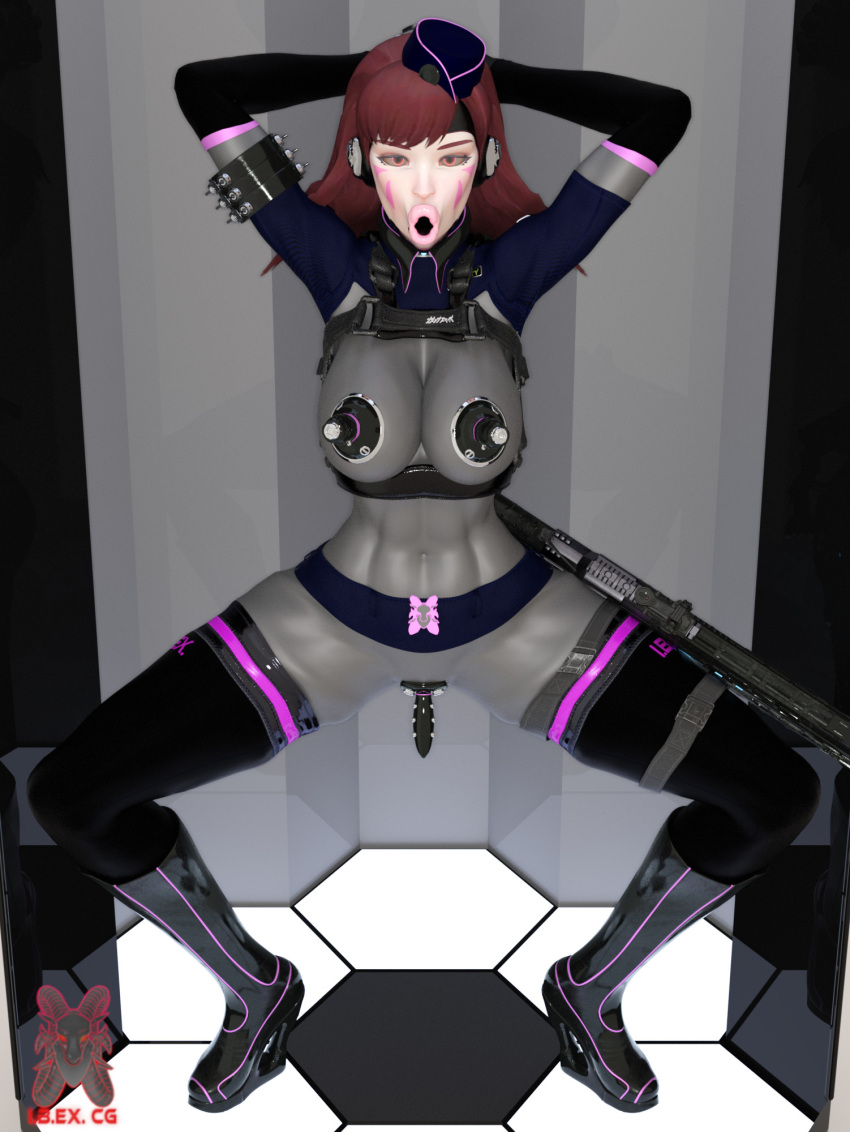 3d ahe_gao ahe_gao body_modification brainwashing d.va female hana_song high_heels hypnosis ibex-cg mind_break mind_control only_female overwatch overwatch_2 slavesoldier_(ibex) spread_legs submissive submissive_female whore