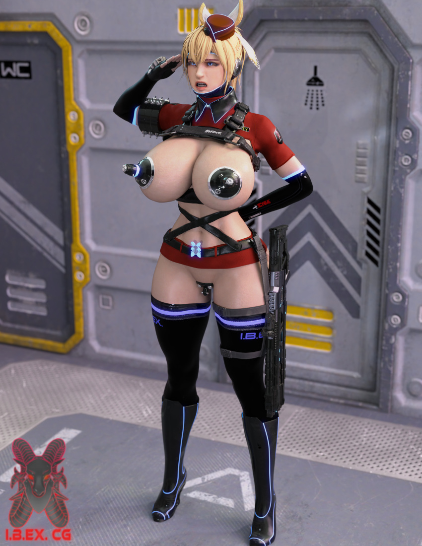 3d big_ass big_breasts big_butt bimbo blonde_hair body_modification brainwashing cassandra_alexandra high_heels hypnosis ibex-cg mind_break mind_control slavesoldier_(ibex) soul_calibur submissive submissive_female whore