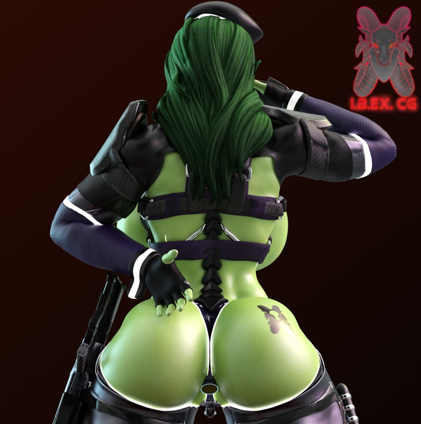 1girls 3d big_ass big_breasts big_butt body_modification brainwashing capturecunt_(ibex) drone droneification female female_only high_heels hypnosis ibex-cg marvel marvel_cinematic_universe marvel_comics mind_break mind_control she-hulk solo submissive submissive_female