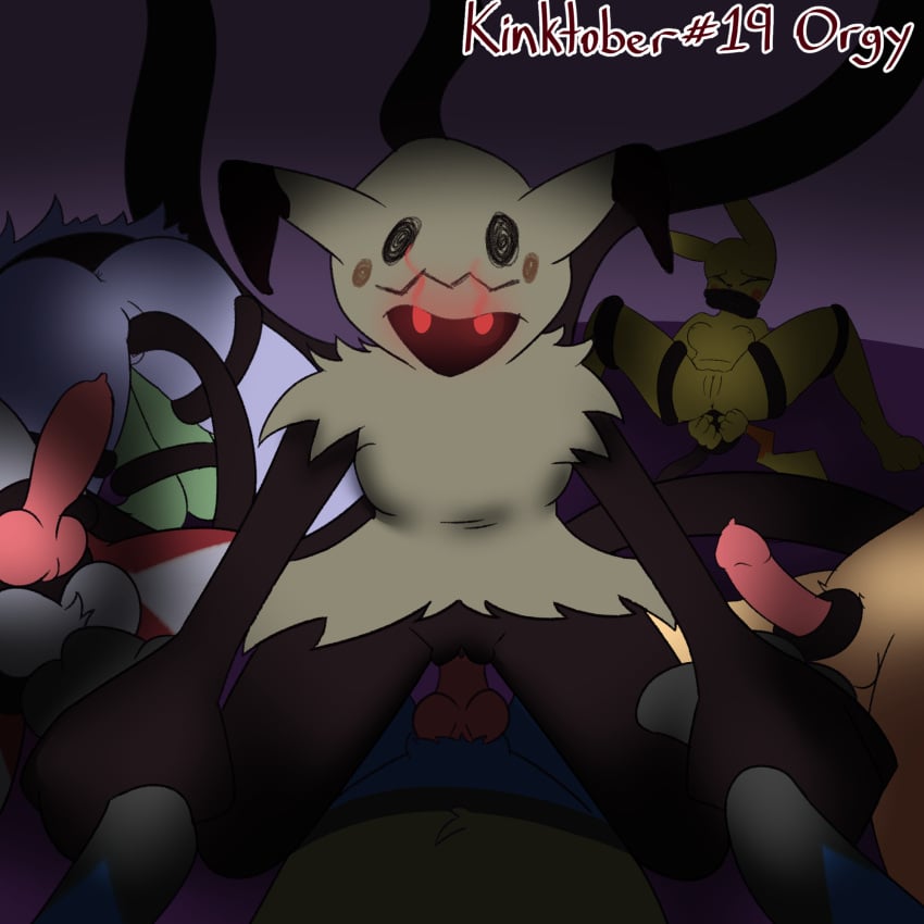 animal_genitalia animal_penis anthro bound canine_genitalia canine_penis cybeeyoru dominant dominant_female female female/female forced gag gagged gardevoir generation_1_pokemon generation_3_pokemon generation_4_pokemon generation_7_pokemon genitals group group_sex hi_res kinktober knot lucario lycanroc male male/female male_pov meowth midnight_lycanroc mimikyu nintendo orgy page_19 penetration penis pikachu pokemon pokemon_(species) pov questionable_consent rape riding sex submissive submissive_female submissive_male tentacle tentacle_penetration tentacle_rape tentacle_sex vaginal_penetration wrists_tied