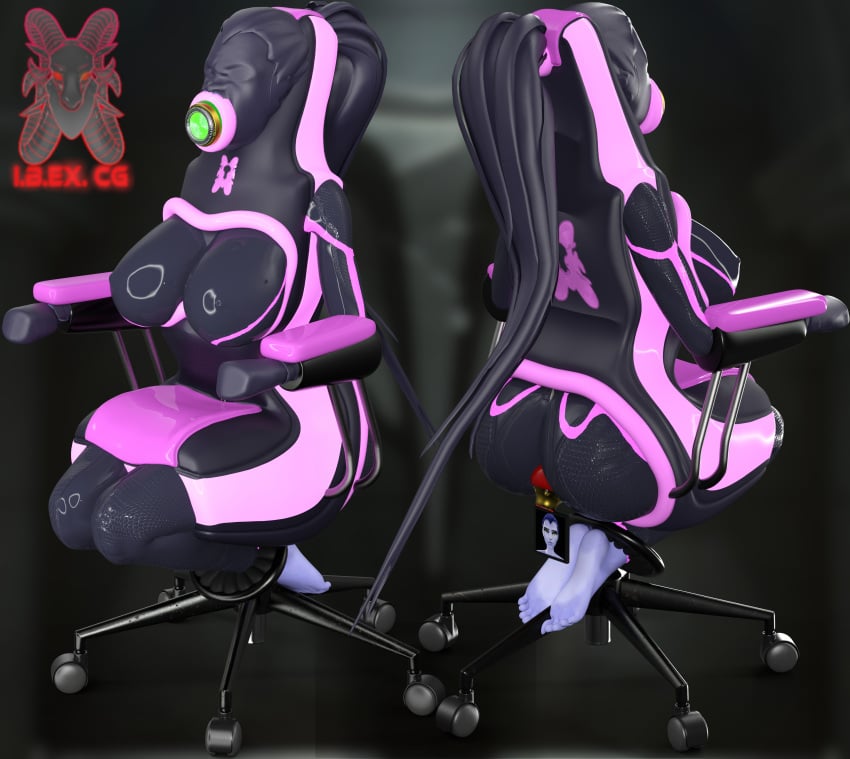 3d amelie_lacroix big_ass big_breasts big_butt body_modification brainwashing decordame_(ibex) drone droneification dronification female female_only forniphilia ibex-cg mind_break mind_control overwatch overwatch_2 slave widowmaker