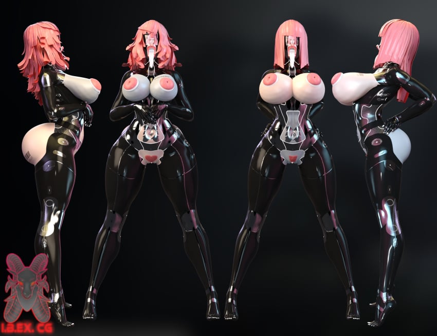 big_ass big_breasts big_butt body_modification brainwashing devola drone droneification dronification female high_heels ibex-cg mind_break mind_control nier nier:_automata nier_(series) only_female popola robot robot_girl servoslut_(ibex) slave slutty_outfit tongue_out