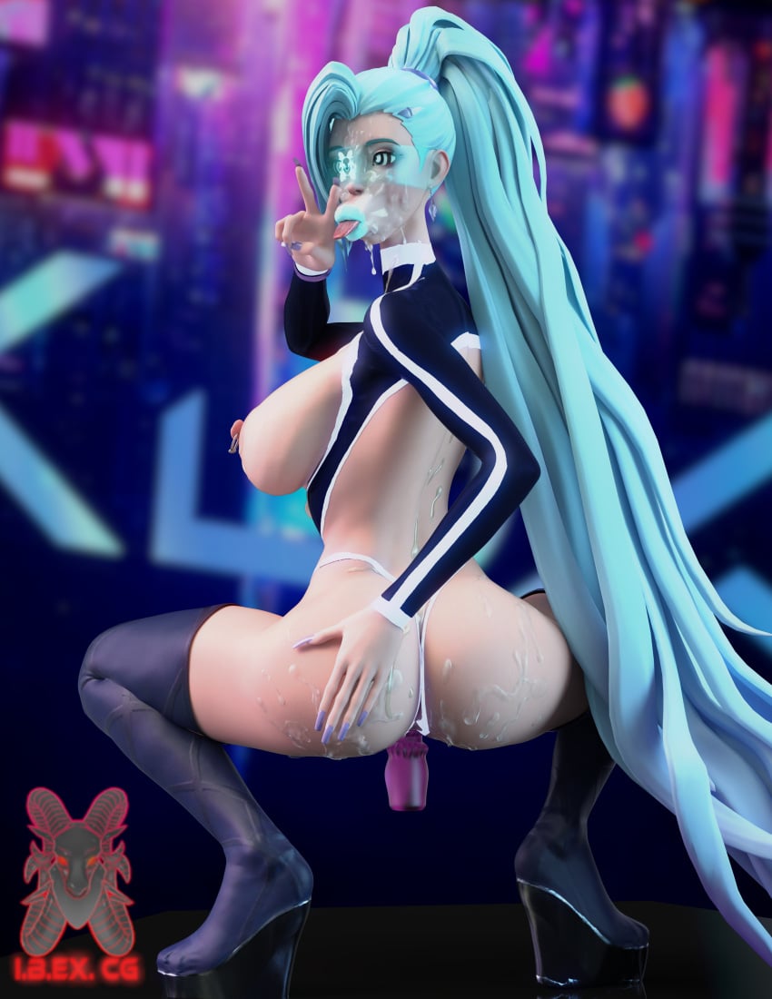 3d :>= big_ass big_breasts big_butt blowbot_(ibex) blowjob blowjob_face body_modification bodysuit breasts fellatio fellatio_gesture female female_only high_heels ibex-cg k/da_all_out_seraphine k/da_all_out_series league_of_legends mind_break mind_control seraphine_(league_of_legends) slave wedge_heels