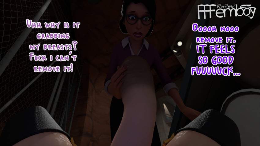 1girls 3d 4k blender corruption excessive_foreskin foreskin foreskin_insertion funnyfrenchfemboy futanari mario_(series) miss_pauling self_upload sentient_anus sentient_body_part shy_gal team_fortress_2 tf2