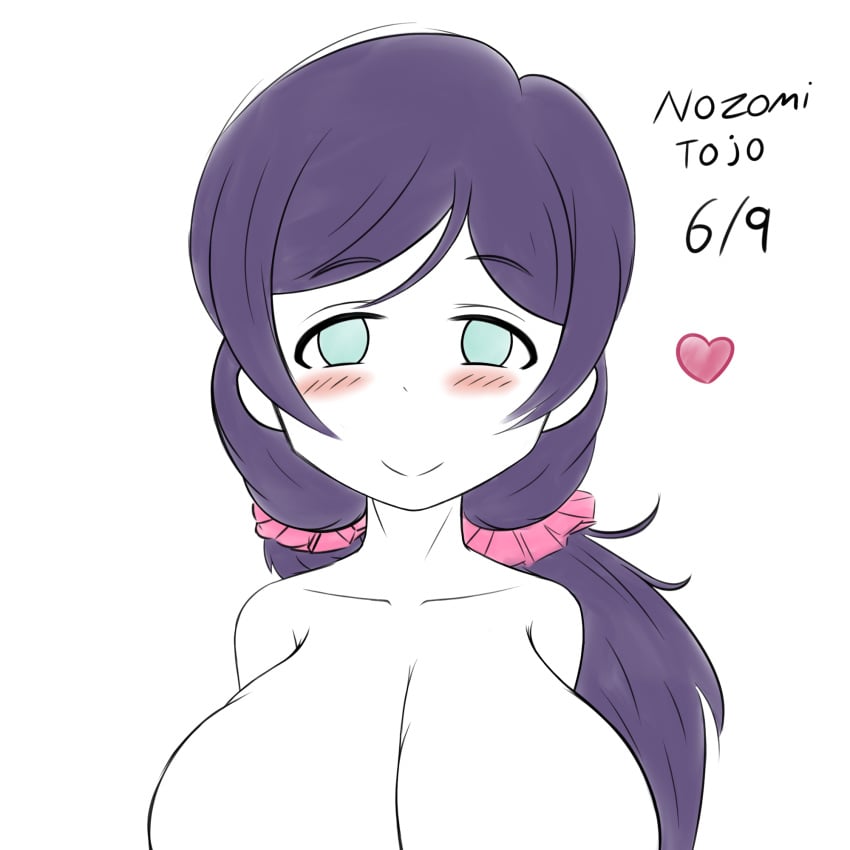 big_breasts blue_eyes huge_breasts long_hair love_live! love_live!_school_idol_project purple_hair tagme text tokidokisuiyobi toujou_nozomi twintails