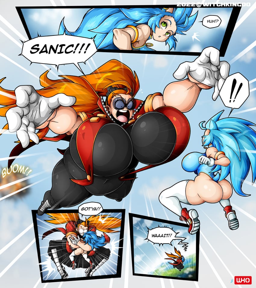 2girls big_breasts big_thighs blue_hair breasts bust busty chest comic curvaceous curvy curvy_figure digital_drawing_(artwork) digital_media_(artwork) dr._eggma’am dr._eggman dr._eggmom enormous_ass enormous_breasts female female_focus gigantic_ass gigantic_breasts height_difference hero heroine hips hourglass_figure huge_breasts huge_thighs human large_breasts legs light-skinned_female light_skin lips massive_ass massive_breasts mature mature_female round_ass round_breasts sanic_the_hedgehog sanic_vs_dr._eggmom sega size_difference slim_waist sonic_(series) sonic_team sonic_the_hedgehog sonic_the_hedgehog_(series) thick thick_legs thick_thighs thighs villain villainess voluptuous waist wide_hips wide_thighs witchking00