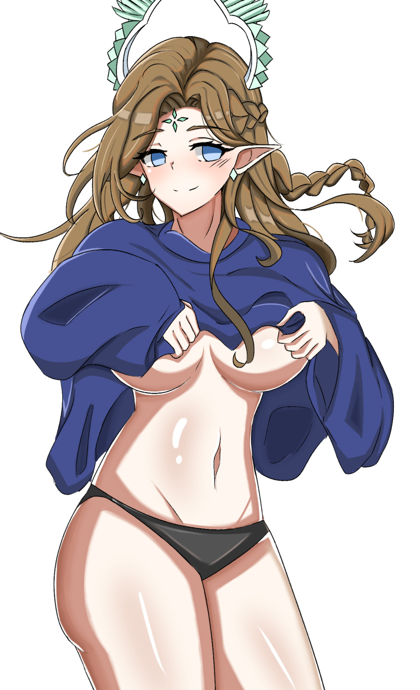 1girls breasts cardfight!!_vanguard elf female mamemame_008 thegrea_(cardfight!!_vanguard)