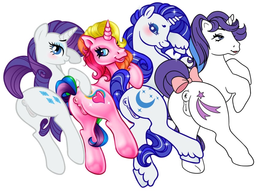 equine equine_anus equine_genitalia equine_pussy friendship_is_magic glory_mlp magic_diamond_glow_mlp mlp_g1 mlp_g2 mlp_g3 mlp_g4 my_little_pony rarity_(mlp) rarity_g3 tagme unicorn wtfponytime