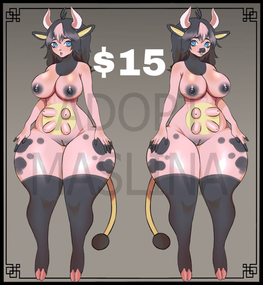 adopt adoptable adoption adoptions bovine breasts character design fat female fetish fursona futanari male milking miltank oc open pink pokegirl pokemon reference sale