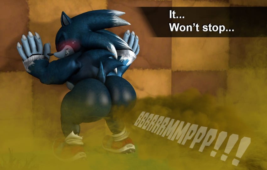 1boy 1male ass_focus big_ass big_butt blush bubble_ass bubble_butt fart fart_cloud fart_fetish huge_ass huge_butt hyper_fart joemike male_focus male_only sega sonic_(series) sonic_the_hedgehog sonic_the_hedgehog_(series) sonic_the_werehog