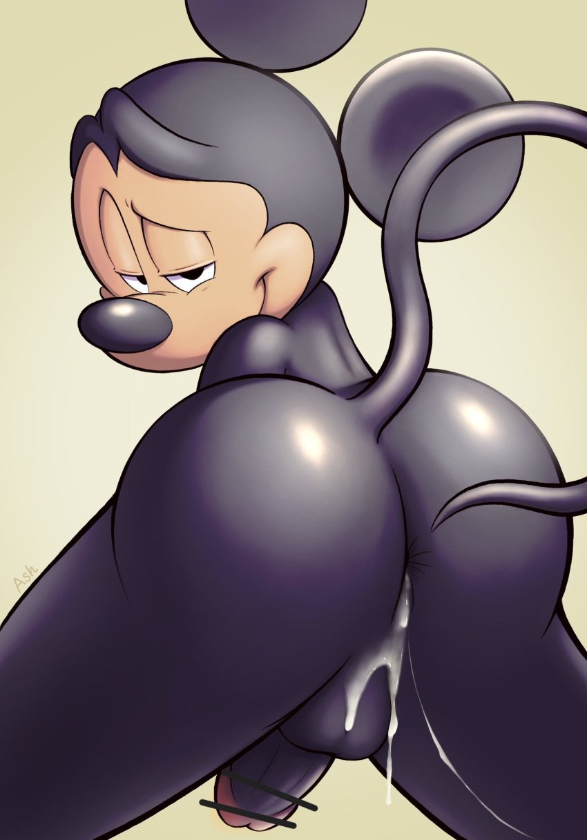 after_sex ass cum furry male_only mickey_mouse mickeyryona naked naked_male solo_male tagme toony