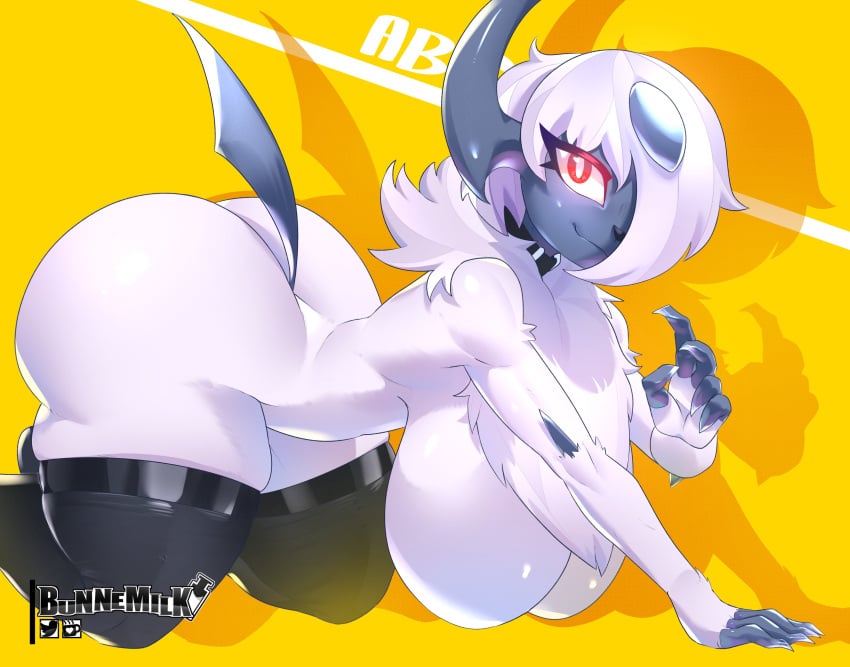 1girls 2023 2d 2d_(artwork) :3 absol anthro anthro_only anthrofied ass big_ass big_breasts big_butt big_thighs black_thighhighs bottom_heavy breasts bunnemilk busty claws cleavage collar dat_ass female female_focus female_only fur furry furry_female furry_only furry_tail generation_3_pokemon hair_over_one_eye hi_res highres hips hourglass_figure huge_ass large_ass large_breasts large_butt large_thighs nintendo pokémon_(species) pokemon pokemon_(species) red_eyes sharp_claws short_hair sideboob slim_waist smile smiling solo solo_anthro solo_female solo_focus thick_thighs thighhighs thighs voluptuous white_fur white_hair wide_hips