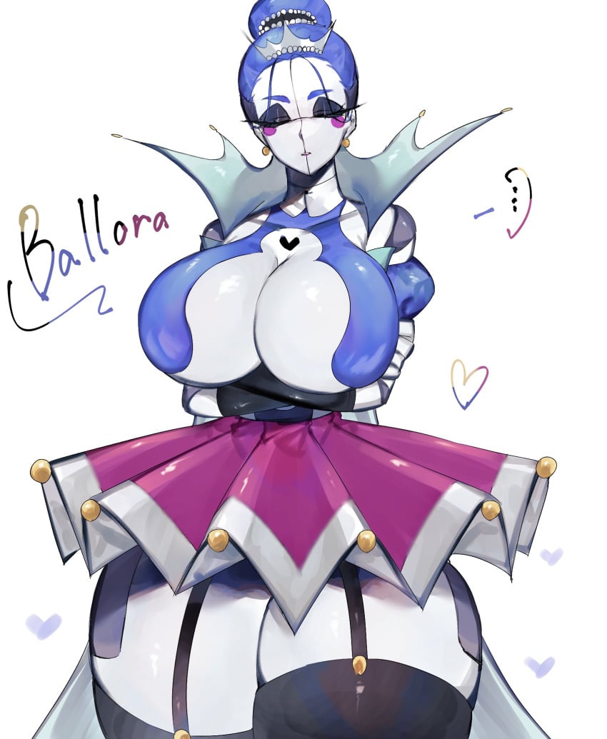 1girls animatronic animatronic_female arms_crossed arms_crossed_under_breasts ballerina ballet_dress ballora ballora_(fnafsl) big_breasts breasts busty crossed_arms curvaceous curvy curvy_body curvy_female curvy_figure dress female female_only five_nights_at_freddy's five_nights_at_freddy's:_sister_location huge_breasts large_breasts robot robot_girl robot_humanoid scottgames thick thick_thighs thigh_highs thighhighs thighs toge77789 togetoge