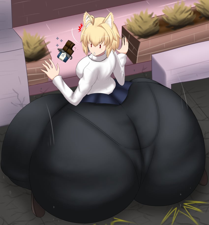 -plump -voluptuous 1girls arcueid_brunestud ass ass_bigger_than_body ass_bigger_than_head big_ass blonde_hair bottom_heavy breasts bubble_butt candy chocolate clothing cracked_ground dat_ass destruction dumptruck_ass fat_ass female female_only huge_ass hyper hyper_ass imstupid13 large_ass looking_at_ass looking_at_self looking_back massive_ass melty_blood pantylines red_eyes solo thick_ass thick_thighs thunder_thighs tsukihime type-moon vampire wide_hips