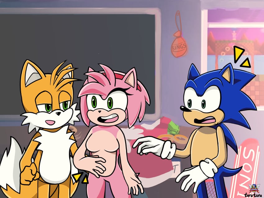 1girls 2boys 2boys1girl amy_rose anthro clothes_removed female imminent_ntr imminent_sex male naked naked_anthro naked_boy naked_female naked_girls naked_male nude nude_female nude_male safe safe_for_work sonic_(series) sonic_the_hedgehog sonic_the_hedgehog_(series) tails tails_the_fox youtube youtuber youtubers