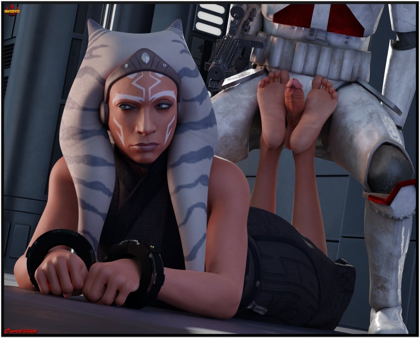 1boy 1girls 3d actress ahsoka_tano armor black_border blender bondage border bored bored_sex bound_wrists captive celebrity clothed clothed_female clothed_sex clothing domination eyes feet female femsub foot_fetish foot_focus footjob forced front_view fully_clothed genitals gun gunpoint handcuffs headband headgear horn human human_on_humanoid humanoid interspecies light-skinned_male light_skin looking_away lying male maledom on_floor on_stomach open_eyes orange-skinned_female orange_body orange_skin partially_clothed penis penis_out prisoner rape real_person realistic robe rosario_dawson sad self_upload sleeveless snafusevsix soldier soles star_wars star_wars:_ahsoka stormtrooper straight submissive tentacle_hair threatening threatening_with_weapon toes togruta unprofessional_behavior watermark weapon