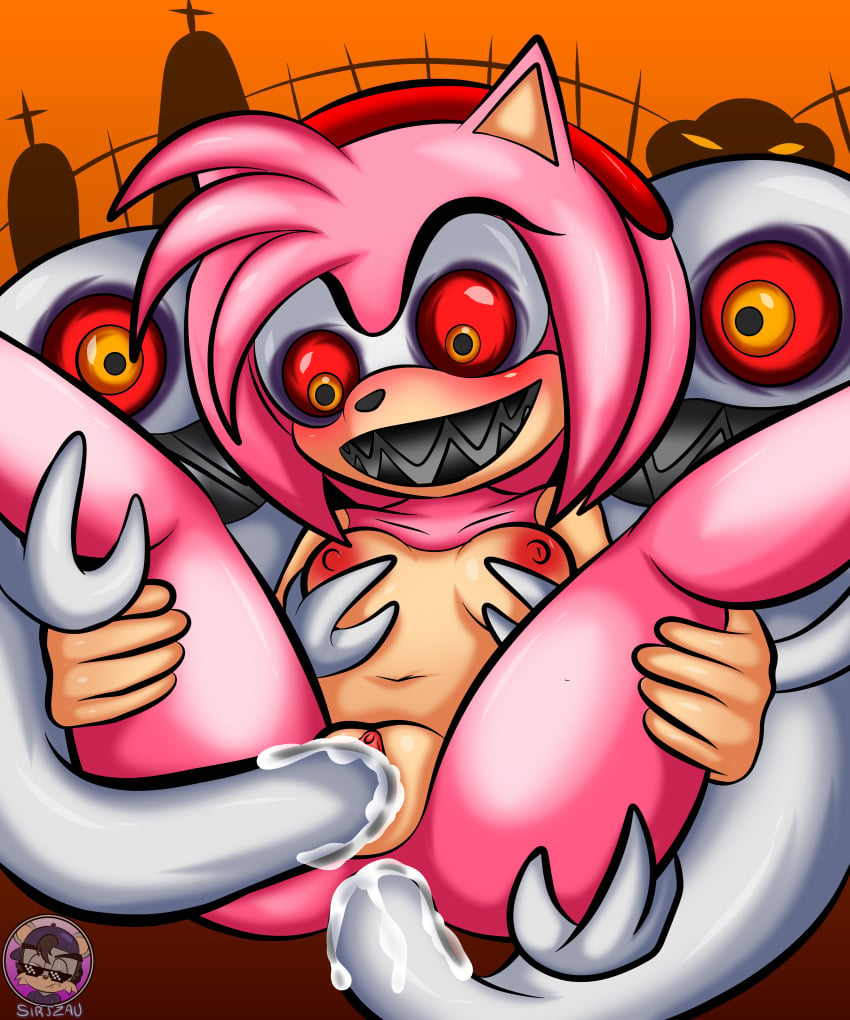 absurd_res accessory amy_rose anal anal_sex anthro bodily_fluids boo_(sonic) breast_grab breasts corruption cum cum_in_ass cum_in_pussy cum_inside disembodied_hand double_penetration eulipotyphlan female fur genital_fluids ghost ghost_hands ghost_sex ghost_tail green_eyes group hair hair_accessory hand_on_breast hedgehog hi_res looking_down male male/female mammal nipples open_mouth penetration pink_body pink_fur pink_hair possession red_eyes sega sharp_teeth sirjzau sonic_(series) sonic_the_hedgehog_(series) spirit spread_legs spreading teeth tongue trio vaginal_penetration