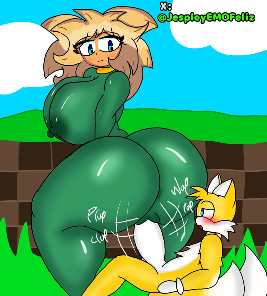 ass big_ass big_breasts big_butt breasts female fox furry_on_plantie jespley jespleyelemofeliz male plantie plants_vs_zombies sex sonic_(series) sonic_the_hedgehog_(series) summer_lightflare sunflower tails