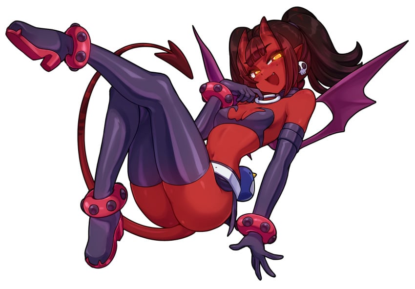 boots cosplay cute_fang disgaea etna etna_(cosplay) fang female fully_clothed halloween halloween_costume meru_(merunyaa) meruccubus_(merunyaa) merunyaa nippon_ichi_software original original_character succubus thigh_boots thighhighs transparent_background