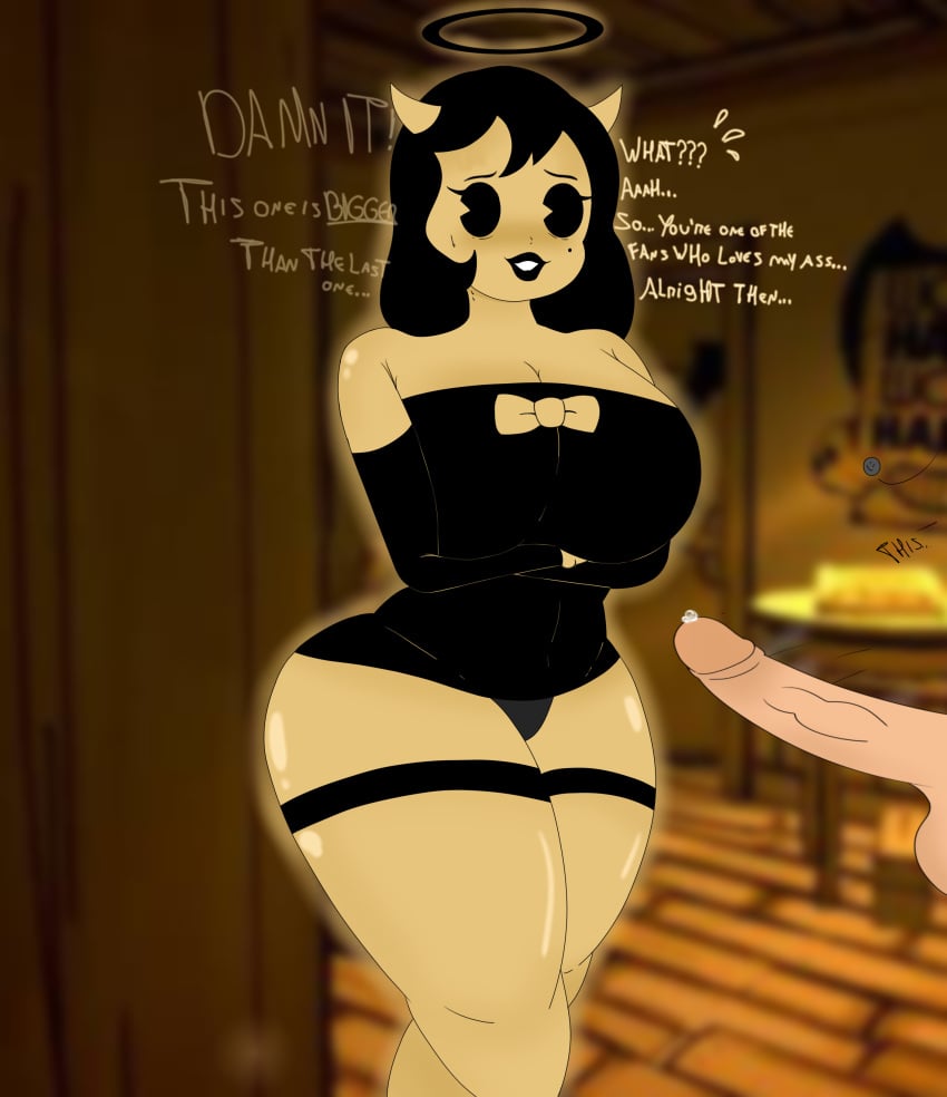 alice_angel bendy_and_the_ink_machine big_ass big_balls big_breasts big_penis big_thighs luckyyzinto