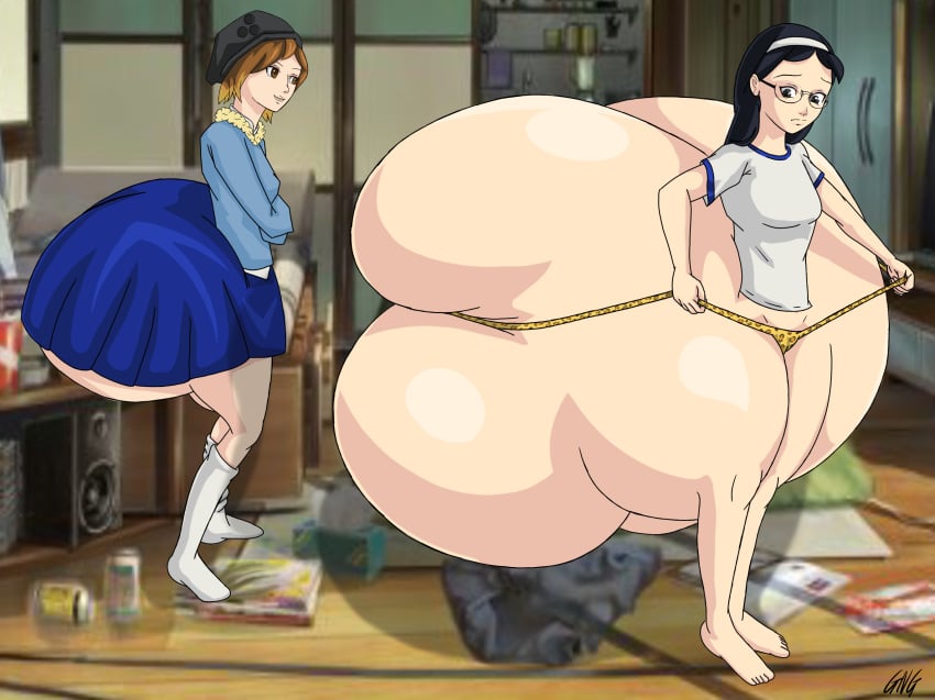 1girls ass_bigger_than_head ass_bigger_than_torso ass_body ass_cleavage bubble_butt bursting_butt butt_crack enormous_ass goodnotgreat growth_academy huge_ass hyper hyper_ass luckyjack020 massive_ass meat_wall_(body_type) school_uniform schoolgirl shiori_matsumoto tagme tako_(growth_academy) tanga tight_clothing