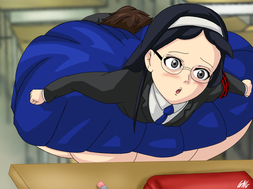 1girls ass_bigger_than_head ass_bigger_than_torso ass_body ass_focus between_buttocks blush classroom dumptruck_ass enormous_ass goodnotgreat growth_academy head_between_buttocks huge_ass hyper hyper_ass hyper_hips luckyjack020 massive_ass school school_uniform schoolgirl shiori_matsumoto smothering smothering_ass student tagme underass wide_hips