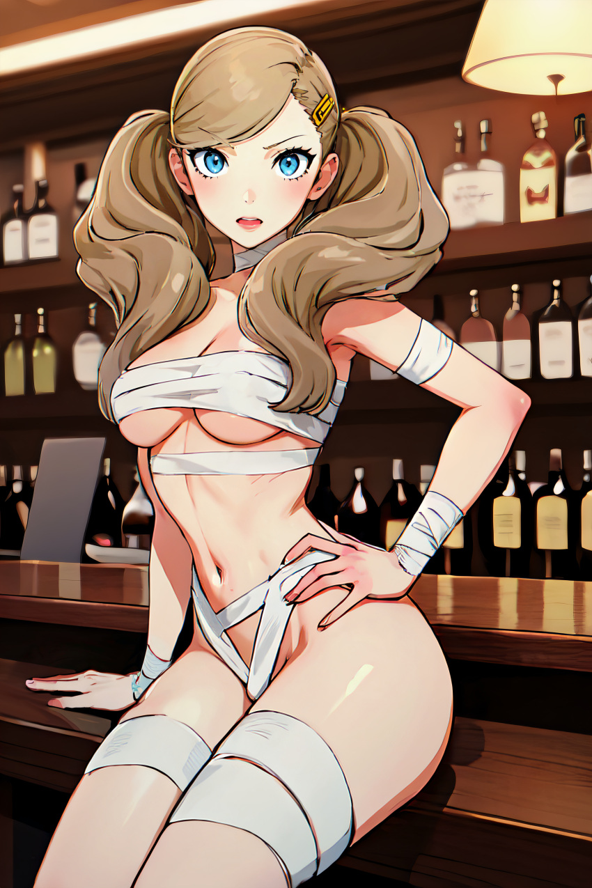 ai_generated ann_takamaki atlus blonde_hair breasts female female_only juninholara21 looking_at_viewer nai_diffusion persona persona_5 solo stable_diffusion tagme