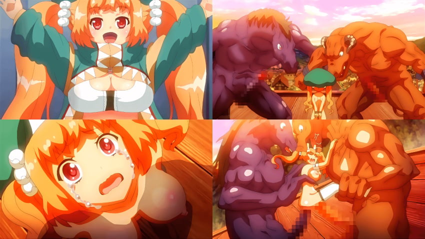 1girls 2monsters absurdly_large_cock anal anal_sex animated areolae arms_up belly belly_bulge big_breasts big_penis blush bouncing_breasts breasts brown_skin cap captured censored censored_penis chained clothed clothing crying crying_with_eyes_open deep_penetration defeated double_penetration erect_penis eyebrows eyelashes female functionally_nude group group_rape group_sex happy happy_female holding holding_legs horns horse horse_penis horsecock huge_cock human imminent_anal imminent_penetration imminent_rape imminent_sex imminent_vaginal interspecies kuroinu_2_~inyoku_ni_somaru_haitoku_no_miyako,_futatabi~ kuroinu_~kedakaki_seijo_wa_hakudaku_ni_somaru~ large_penis legs legwear light-skinned_female long_hair looking_at_another looking_down male male/female male_penetrating mel_mel minotaur mmf_threesome monster monster_cock monster_rape mosaic_censoring multiple_boys multiple_males multiple_penises muscular muscular_male nipples open_mouth orange_hair outdoor_sex outdoors outside outside_sex painful painful_penetration partially_clothed penetration penis petite petite_body pounding public public_exposure public_sex rape red_eyes rough_sex sex shadow size_difference smaller_female split_screen stand_and_carry_position standing standing_sex stomach_bulge suspended_double_penetration tears thighhighs thighs threesome thrusting tied_up twintails vaginal_penetration vaginal_sex white_legwear white_skin white_thighhighs