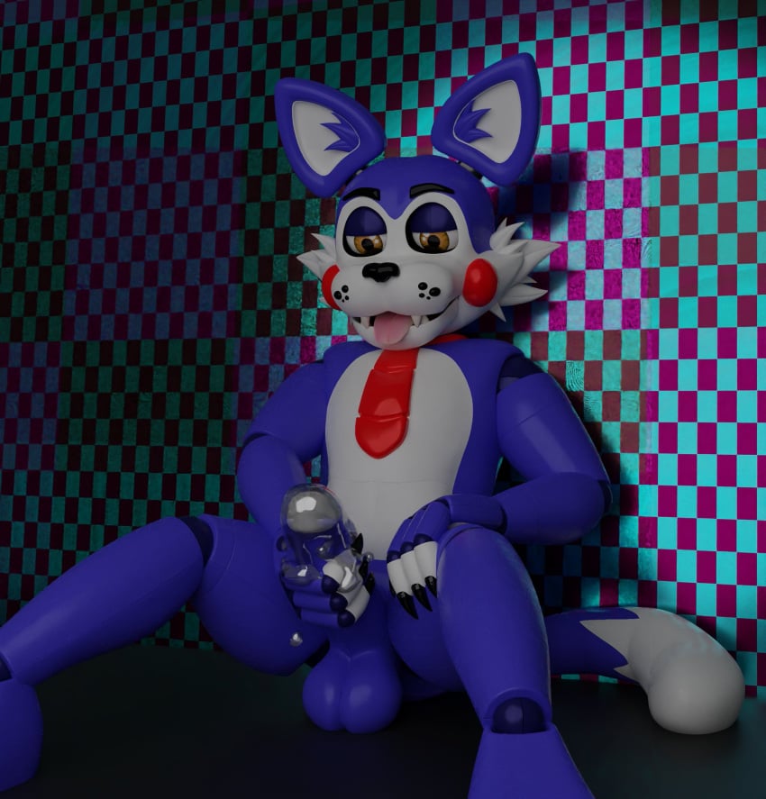 candy_(fnac) domestic_cat five_nights_at_candy's grabbing_penis male_only