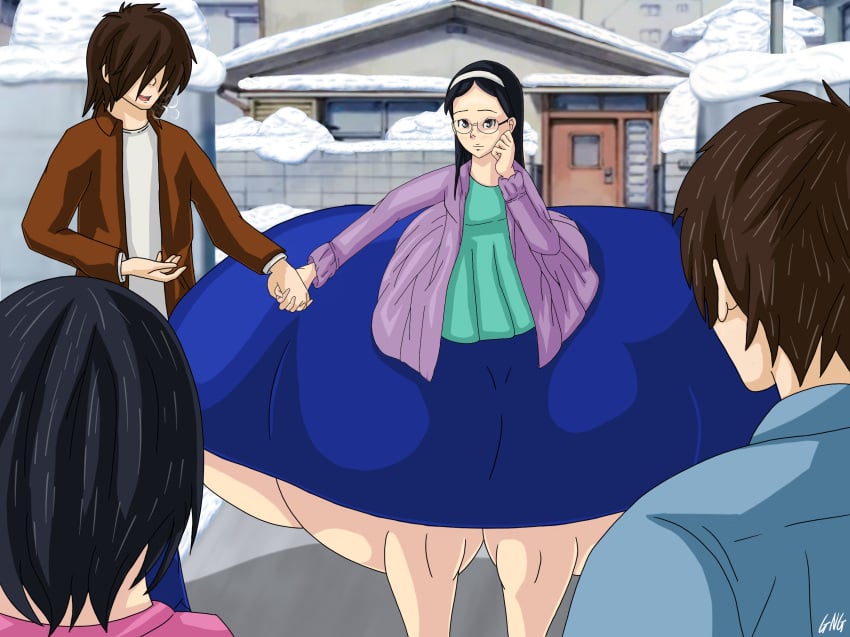 1girls ass_bigger_than_head ass_bigger_than_torso ass_body enormous_ass goodnotgreat growth_academy huge_ass hyper hyper_ass hyper_hips luckyjack020 massive_ass parents shiori_matsumoto tagme wide_hips