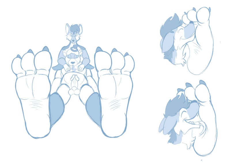 2023 3_toes anthro balls bear blue_and_white bodily_fluids cale_(alonelywolf44) canid canine canis claws closed_eyes clothing countershade_fur countershade_neck countershading duo erection feet five_nights_at_freddy's five_nights_at_freddy's:_security_breach foot_fetish foot_focus foot_lick foot_play foot_sniffing fur genitals glamrock_freddy_(fnaf) greeb_(artist) hair hat hat_only headgear headgear_only headwear headwear_only humanoid_genitalia humanoid_hands humanoid_penis licking looking_down lying male male/male mammal monochrome mostly_nude nude on_back open_mouth penis prick_ears savior scottgames sharp_teeth short_hair smiling_at_partner sniffing snout soles steel_wool_studios teeth toe_claws toe_curl toes tongue tongue_out top_hat top_hat_only tuft unconscious wolf wrinkle wrinkled_feet wrinkled_soles wrinkles