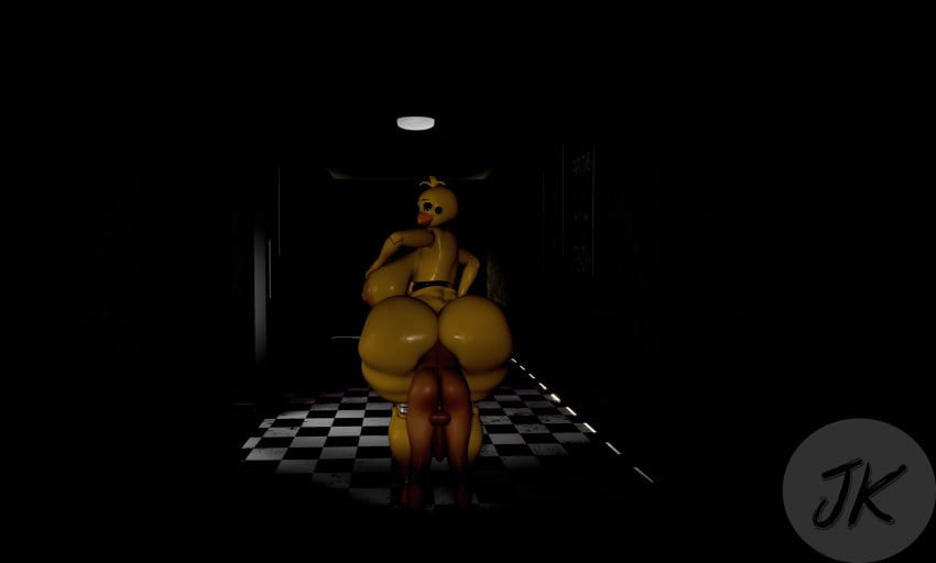 3d 3d_(artwork) anal anal_vore animatronic bbw big_ass big_breasts big_penis breasts dat_ass five_nights_at_freddy's five_nights_at_freddy's_2 hips huge_ass huge_balls huge_breasts jackiller thick_ass thick_legs thick_thighs thighs toy_chica_(fnaf) vore