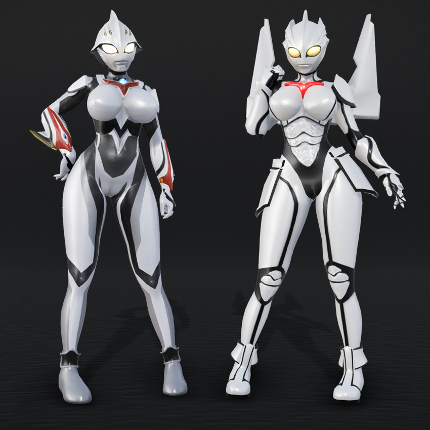 3d alien alien_girl alien_humanoid breasts dezaab large_breasts rule_63 thick_thighs ultraman_(franchise) ultraman_nexus