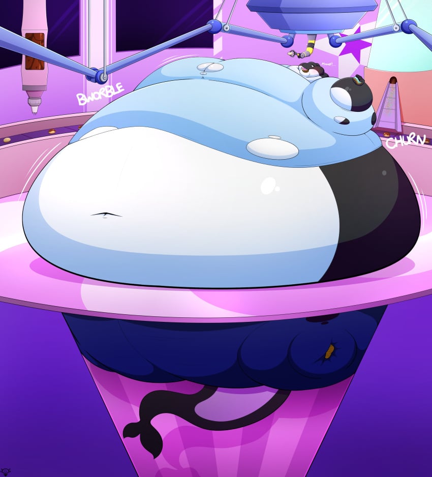 balloon_inflation big_breasts breasts food_inflation frootiebuck inflation overweight thick_thighs wide_hips