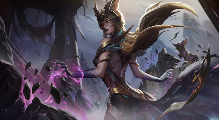 1girls ahri coven_ahri female female_focus female_only league_of_legends unstable_anomaly