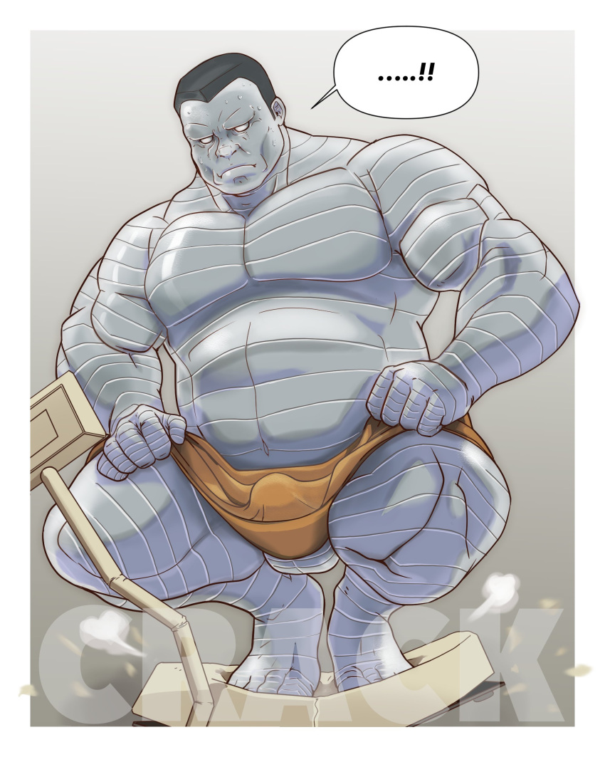 balls bara boner colossus erection male male_only marvel marvel_comics metallic_body muscles muscular penis picsontop piotr_rasputin solo solo_male towel towel_around_waist x-men