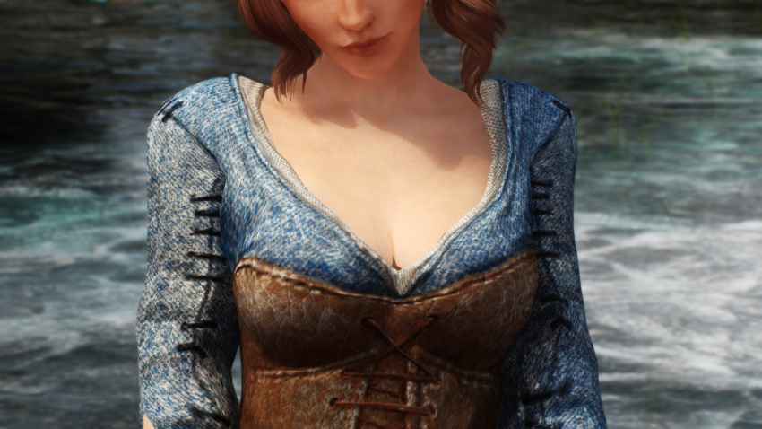 bijin clothed female lips nonstickypants nord red_hair skyrim the_elder_scrolls ysolda