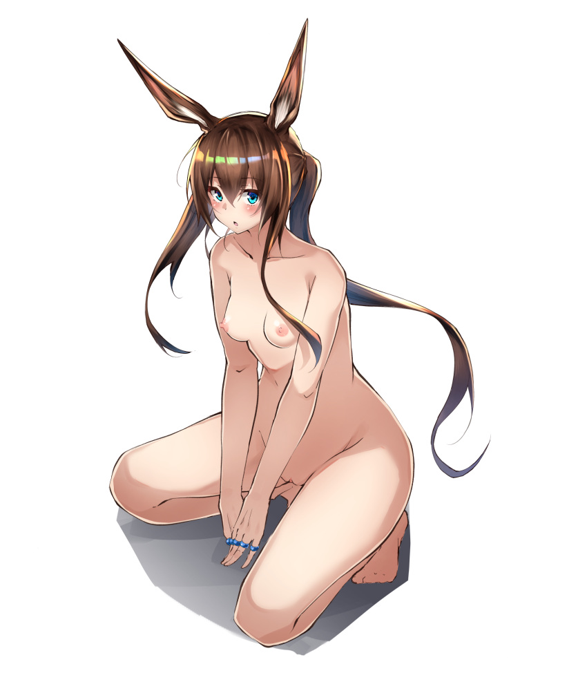 amiya_(arknights) arknights bunny_ears bunny_girl flugel_(kaleido_scope-710) nude