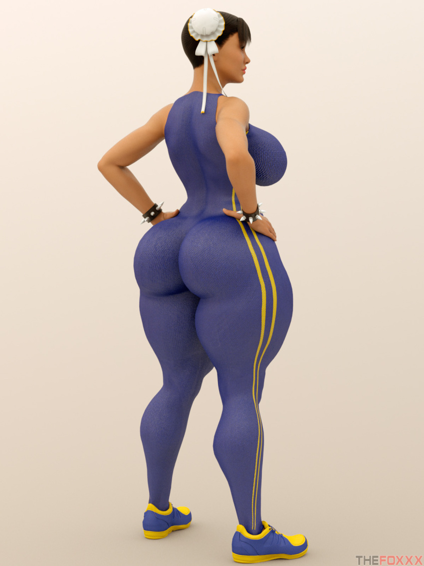 ass ass big_ass big_breasts big_butt breasts capcom chun-li huge_ass huge_butt large_ass large_butt street_fighter tagme thefoxxx thick_thighs thighs tight_clothing