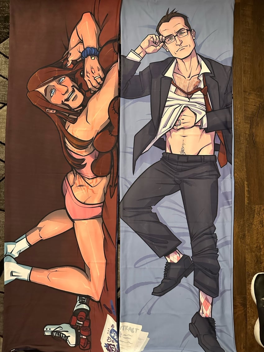 charles_foster_offdensen dakimakura dakimakura_design dethklok metalocalypse pinup tagme tagme_(artist) toki_wartooth