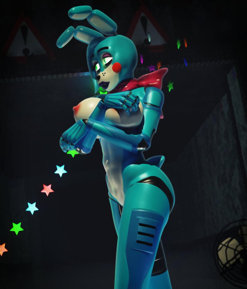 1girls 2023 3d 3d_(artwork) 5_fingers areola areolae big_breasts blue_lipstick bonnie_(fnaf) bowtie breasts bunny bunny_ears bunny_girl bunny_tail busty covering_breasts female female_focus female_only five_nights_at_freddy's five_nights_at_freddy's_2 green_eyes hair hi_res highres hips hourglass_figure indoors large_breasts looking_at_viewer nipples psychojohn2 robot robot_girl solo solo_female solo_focus thigh_gap toy_bonnie toy_bonnie_(fnaf) toy_bonnie_(psychojohn2) voluptuous wide_hips