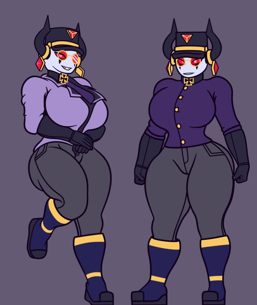 big_ass big_breasts big_thighs countryhumans countryhumans_girl countryhumans_oc ech0chamber echo_chamber(ech0chamber) formal_clothes formal_wear safe sfw thick_ass thick_thighs