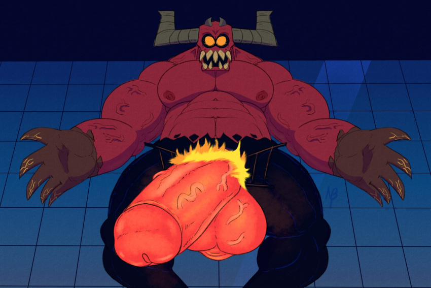 1boy 1male 2024 abs balls bara big_balls big_cock big_penis big_testicles claws completely_nude completely_nude_male demon demon_humanoid digital_drawing_(artwork) digital_media_(artwork) edit erect_penis erection finger_claws glans horns huge_balls huge_cock huge_testicles humanoid humanoid_genitalia humanoid_penis large_penis long_penis male male_focus male_only moloch_(spooky_month) muscles muscular muscular_anthro muscular_arms muscular_male nastybluepal nipples non-human nude nude_male pecs pectorals penis penis_focus penis_out presenting_balls presenting_penis solo_focus solo_in_panel solo_male spooky_month testicles thick_penis toony_face veiny veiny_arms veiny_muscles veiny_penis