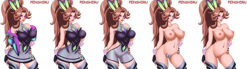 anima_squad_series battle_bunny_miss_fortune female female_focus girl league_of_legends penshiru sarah_fortune